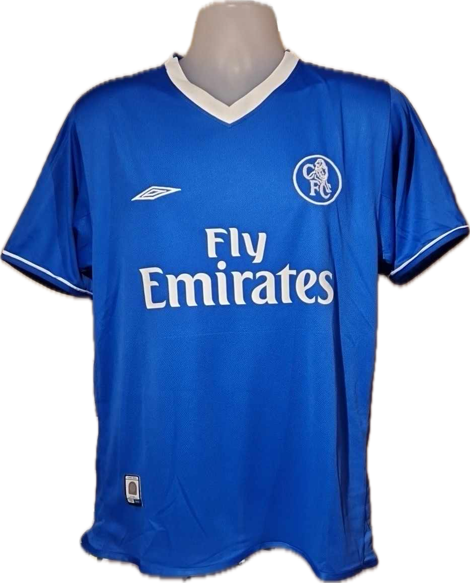 JIMMY FLOYD HASSELBAINK - SIGNERT DRAK MED EKTEHETSBEVIS/COA