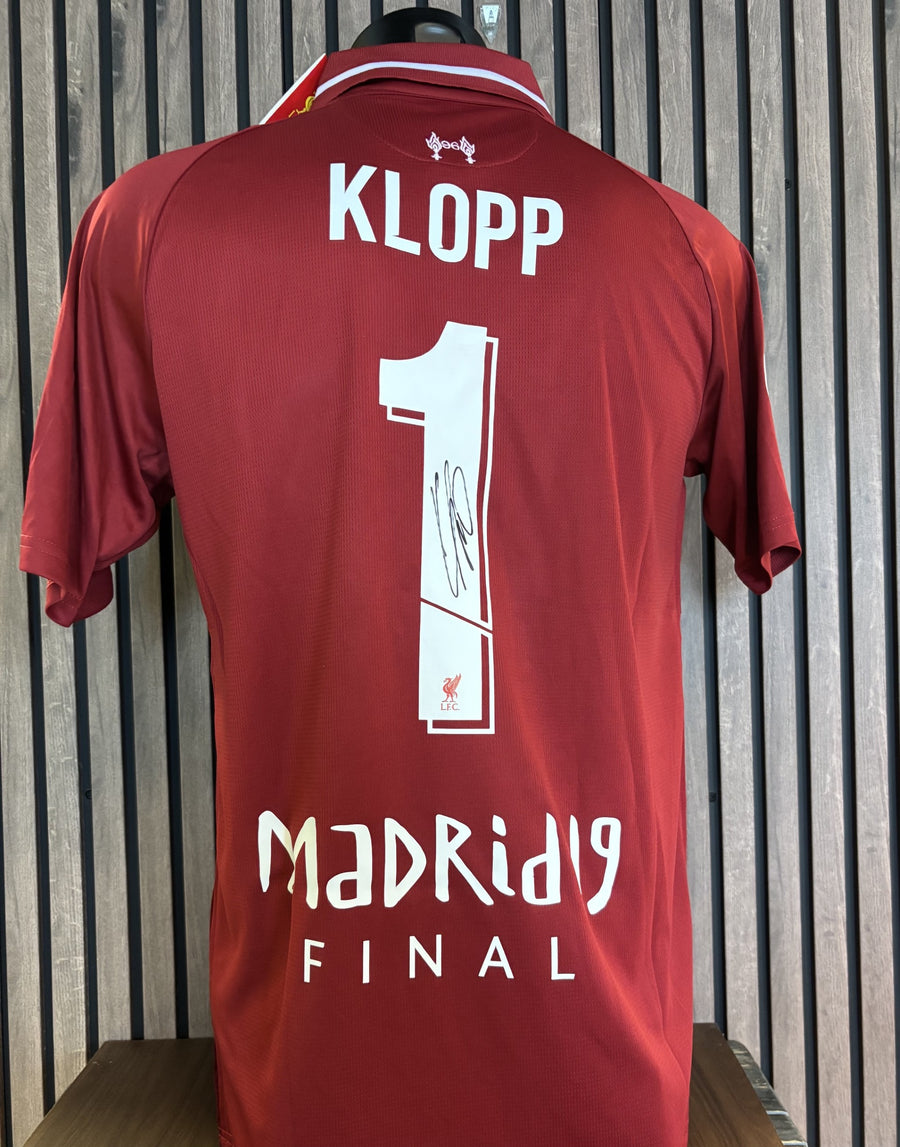 JURGEN KLOPP - SIGNERT DRAKT MED EKTEHETSBEVIS/COA