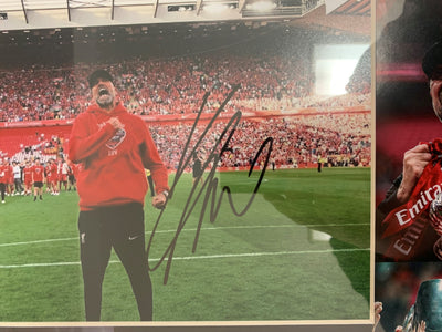 JURGEN KLOPP - SIGNERT BILDE I ART-FRAME MED EKTEHETSBEVIS/COA