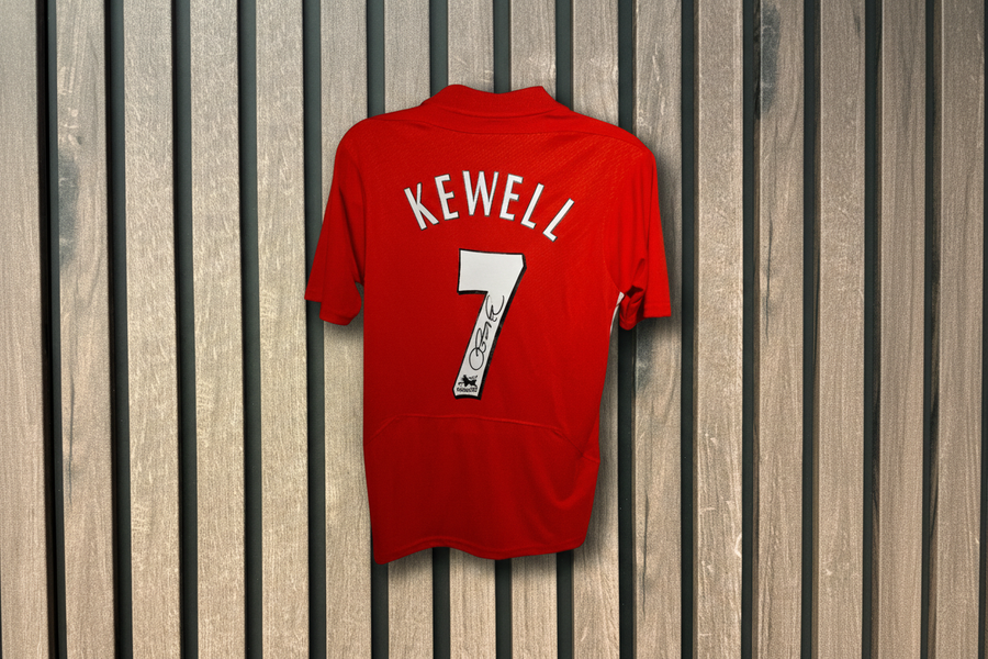Kewell shirt on wooden background