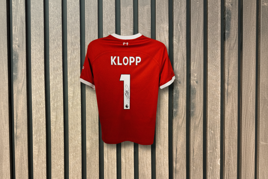 Klopp 1 Shirt on Wooden Background