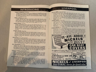 1965-05-01 - LEEDS UNITED - LIVERPOOL - FINAL TIE - FA CUP FINAL 1965
