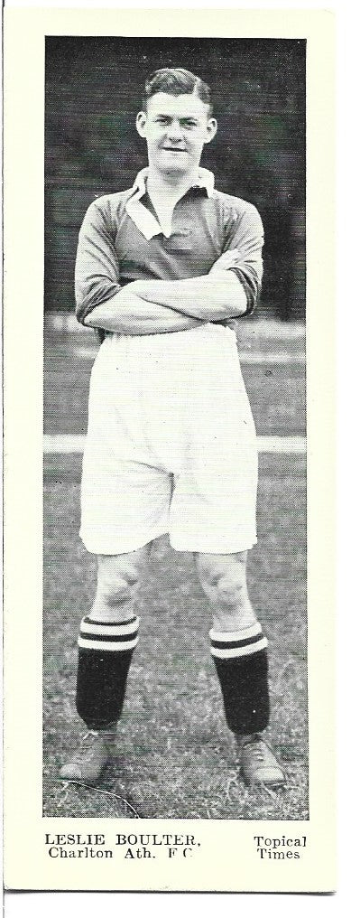LESLIE BOULTER - CHARLTON ATH. F.C