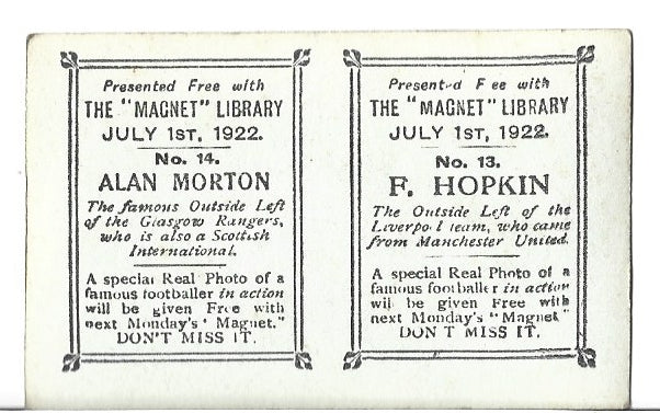 F.HOPKIN & ALAN MORTON - LIVERPOOL