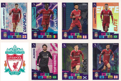 LIVERPOOL - LOT - PANINI ADRENALYN XL PREMIER LEAGUE - 3 LAGSETT
