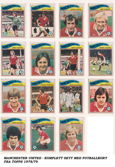 MANCHESTER UNITED - "VINTAGELOT" - 4 ÅRGANGER