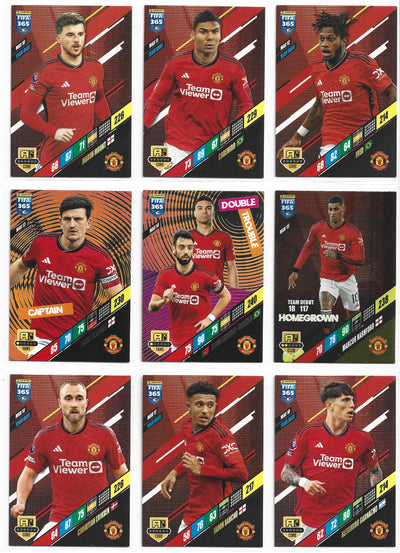 MANCHESTER UNITED - KOMPLETT SETT MED PANINI ADENALYN XL - FIFA 365 2024