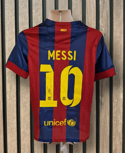 LIONEL MESSI - SIGNERT DRAKT MED EKTEHETSBEVIS/COA