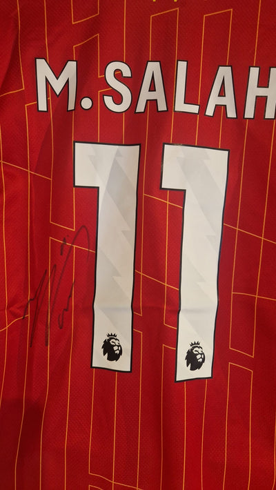 MOHAMED SALAH - SIGNERT DRAKT MED EKTEHETSBEVIS/COA