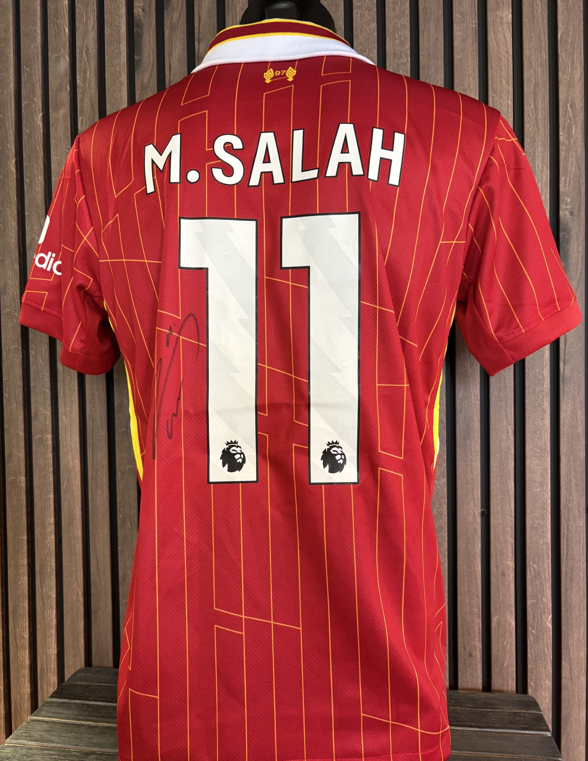 MOHAMED SALAH - SIGNERT DRAKT MED EKTEHETSBEVIS/COA