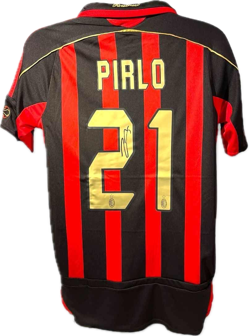 ANDREA PIRLO - SIGNERT DRAKT MED EKTEHETSBEVIS/COA