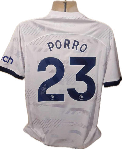 PEDRO PORRO - SIGNERT DRAKT MED EKTEHETSBEVIS/COA