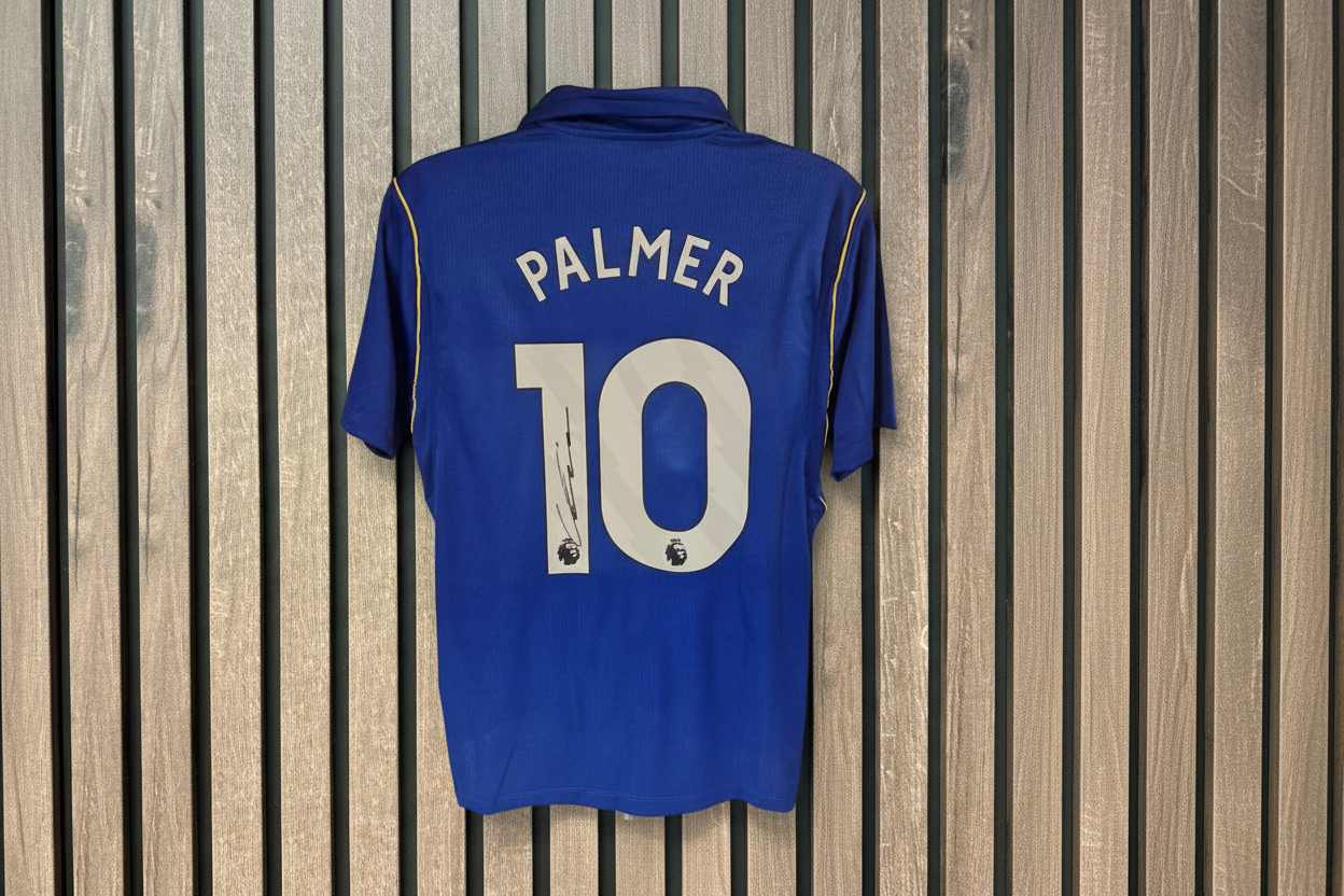Palmer 10 Shirt on Wooden Background