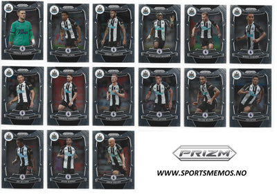 NEWCASTLE UNITED LAGSETT - FÅ 3 BETAL FOR 2 - PANINI PRIZM, PREMIER GOLD 2002 & TOPPS RED BACKS