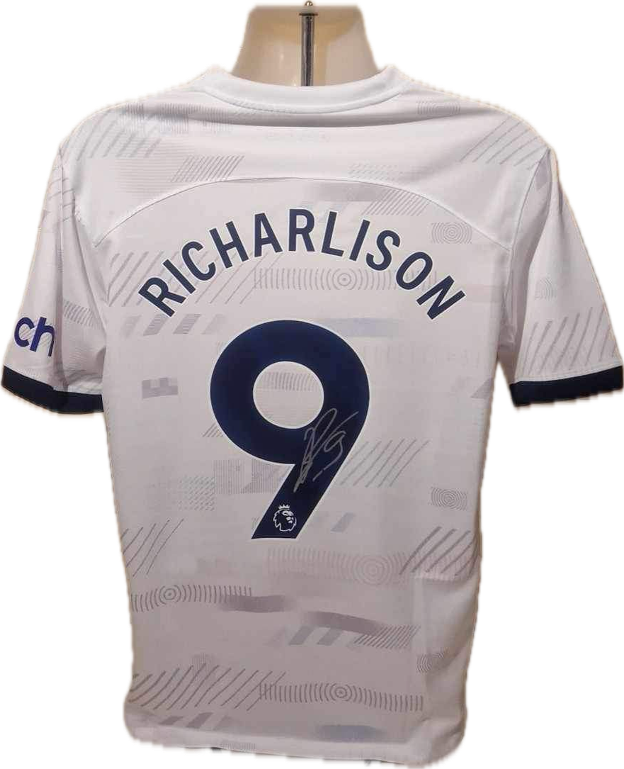RICHARLISON - SIGNERT DRAKT MED EKTEHETSBEVIS/COA