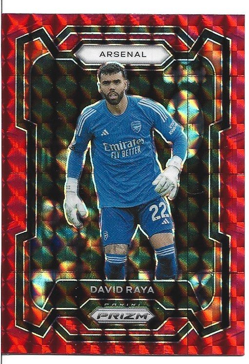 020. DAVID RAYA - ARSENAL - RED ICE PRIZM