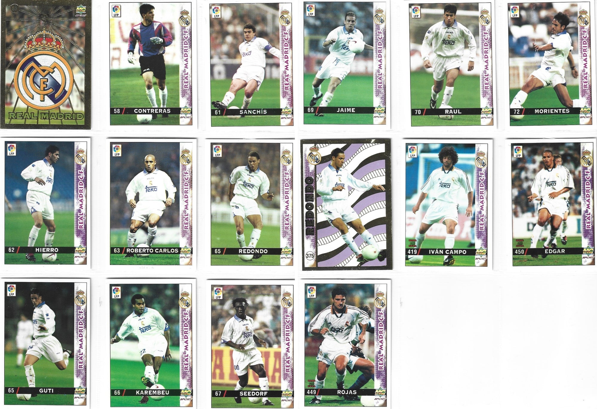 REAL MADRID C.F. - LAGSETT - MUNDO CROMO