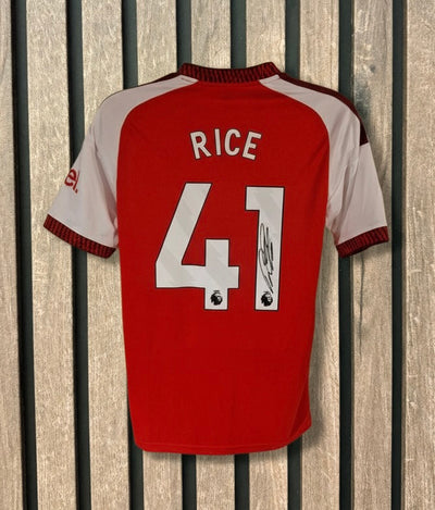 DECLAN RICE - SIGNERT DRAKT MED EKTEHETSBEVIS/COA