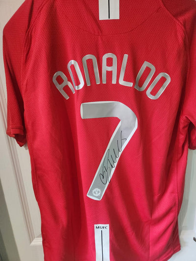 CRISTIANO RONALDO - SIGNERT DRAKT MED EKTEHETSBEVIS/COA
