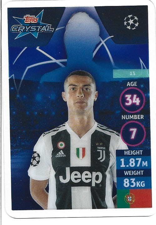 13. CRISTIANO RONALDO - JUVENTUS - STAR STRIKER - CRYSTAL