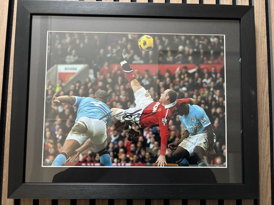 WAYNE ROONEY - SIGNERT BILDE MED EKTEHETSBEVIS/COA