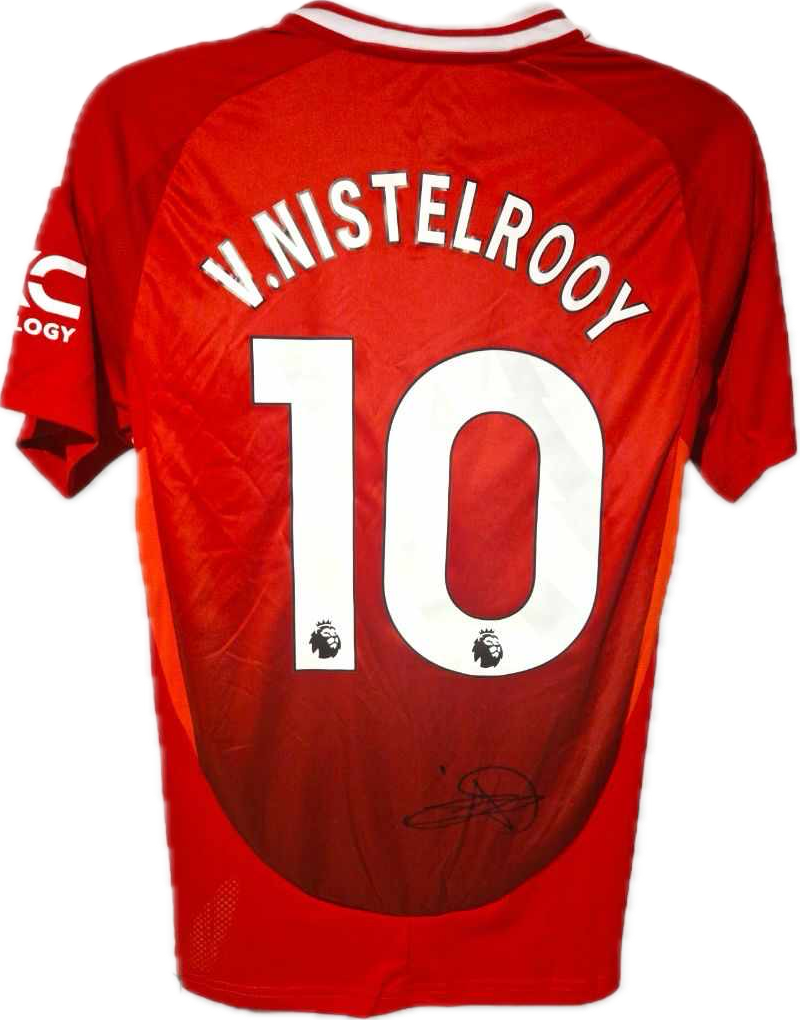 RUUD VAN NISTELROOY - SIGNERT DRAKT MED EKTEHETSBEVIS/COA