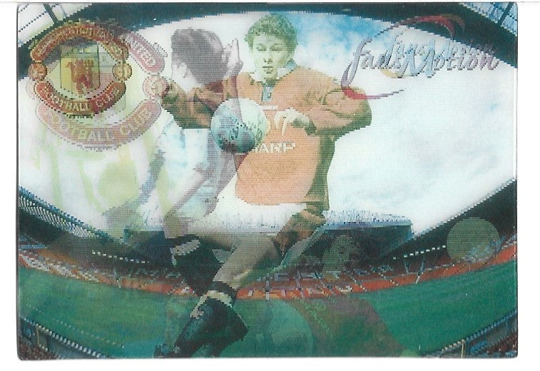 SOLSKJÆR, GIGGS & NEVILLE - FUTERA FANS SELECTION - HOLO-3D CARD - BONUSCARD
