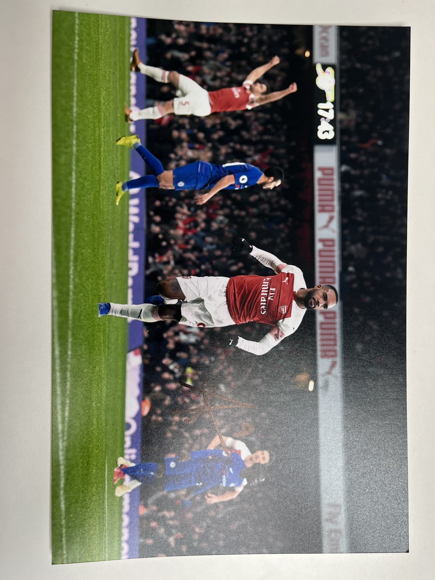 ARSENAL - ALEXANDRE LACAZETTE - BILDE UTEN EKTEHETSBEVIS/COA