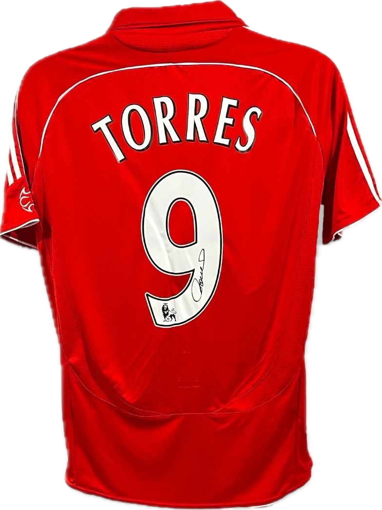 FERNANDO TORRES - SIGNERT DRAKT MED EKTEHESBEVIS/COA