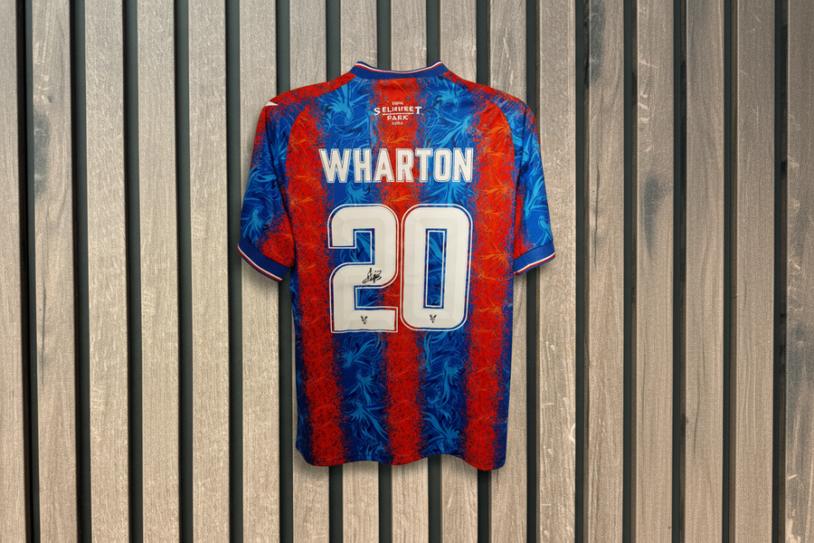 Wharton shirt on wooden background
