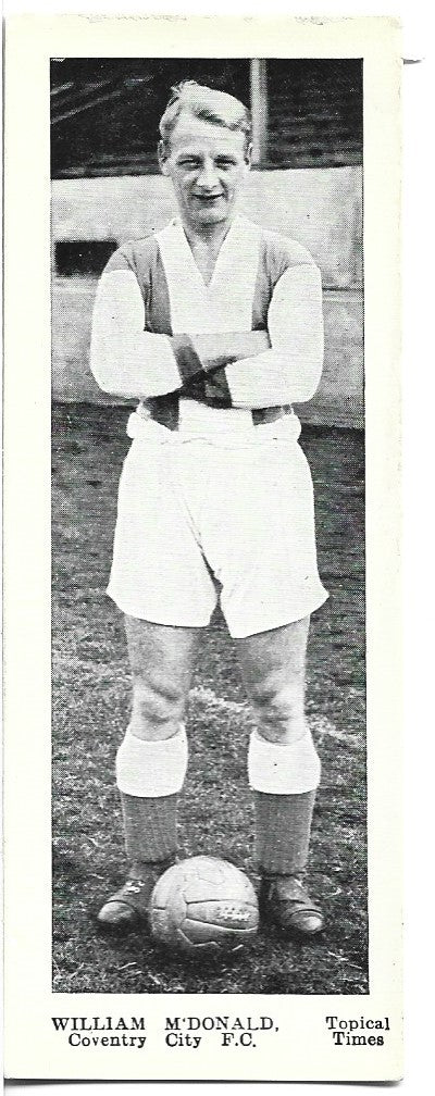 WILLIAM M`DONALD- COVENTRY F.C