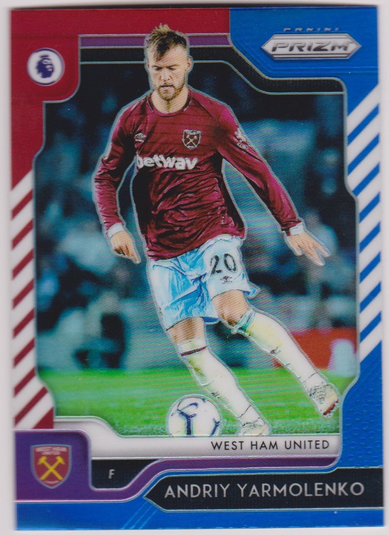 013. ANDRIY YARMOLENKO - WEST HAM UNITED - RED, WHITE AND BLUE PRIZM