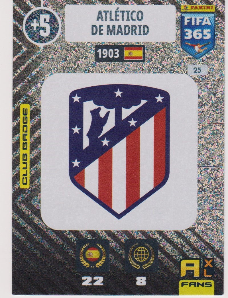 025. ATLETICO DE MADRID - CLUB BADGE