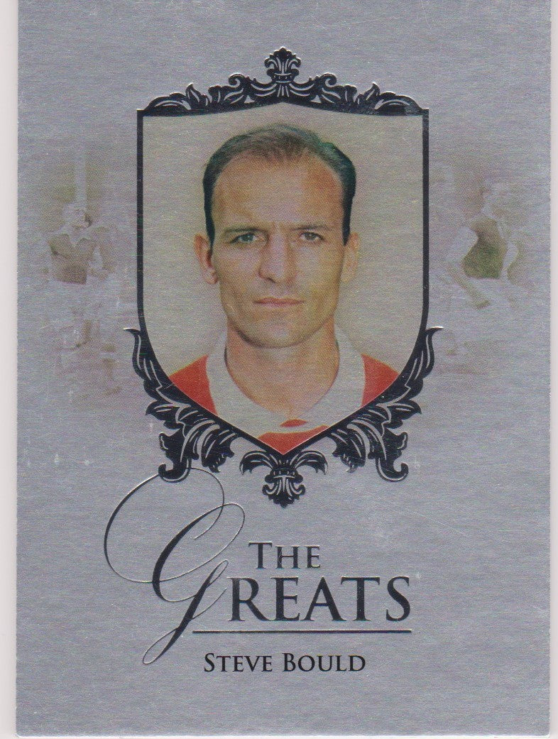 000. SILVER 027. STEVE BOULD - ARSENAL - FUTERA 2016 "THE GREATS" SILVER #21