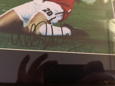 OLE GUNNAR SOLSKJÆR - SIGNERT BILDE MED EKTEHETSBEVIS/COA