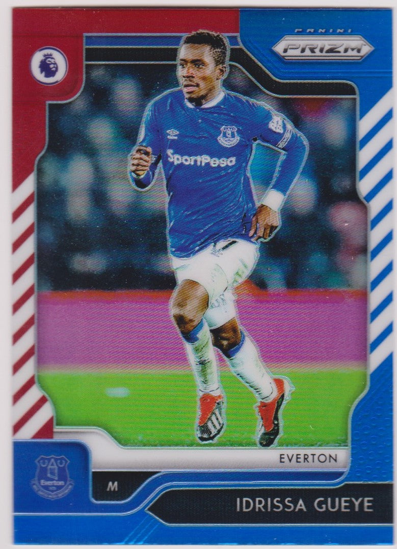 040. IDRISSA GUEYE - EVERTON - RED, WHITE AND BLUE PRIZM