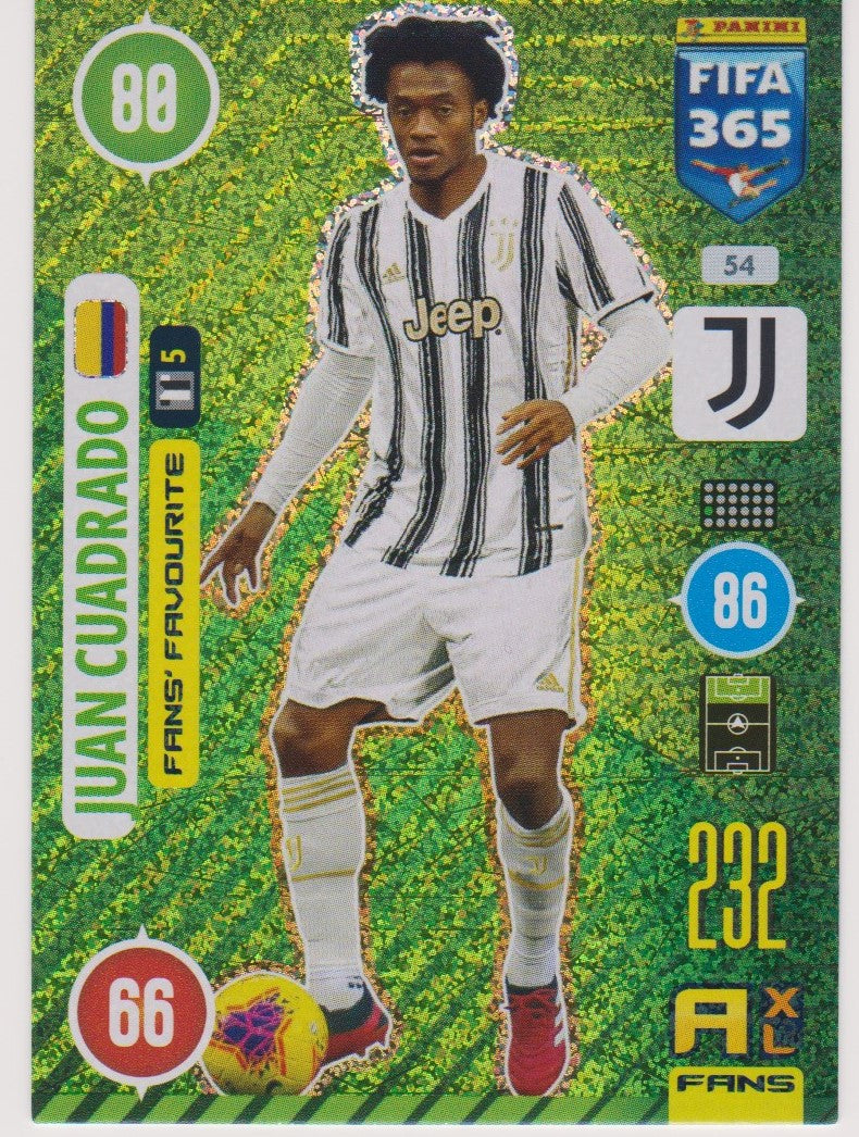 054. JUAN QUADRADO - JUVENTUS -  FAN`S FAVORITE