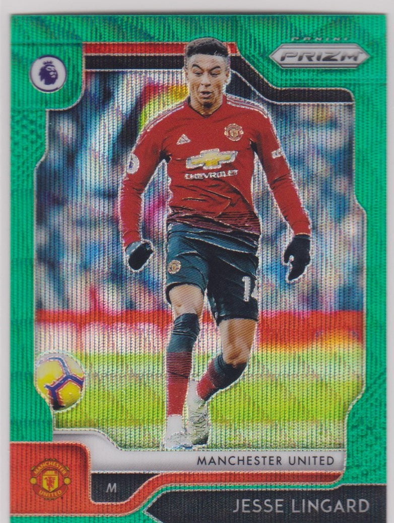 058. JESSE LINGARD - MANCHESTER UNITED - GREEN WAVE PRIZM
