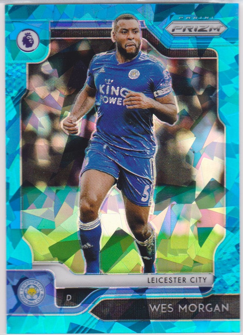 #/075-BLUE ICE.  073. WES MORGAN - LEICESTER CITY  - CARD 50 OF 75