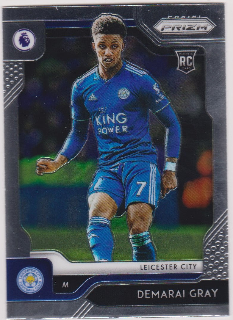 075. DEMARAI GRAY - LEICESTER CITY - ROOKIE CARD
