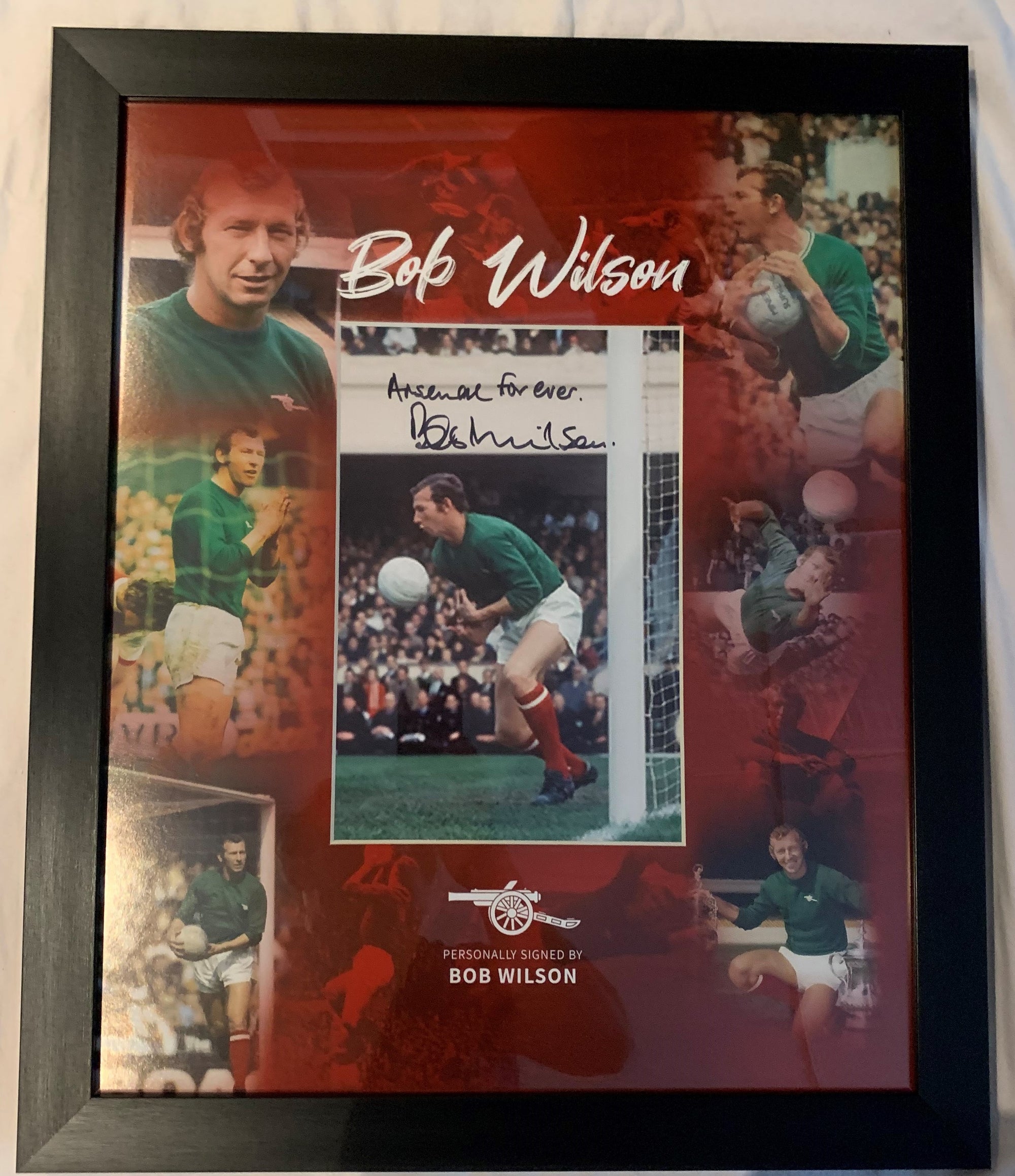 BOB WILSON - SIGNERT BILDE I "ART-FRAME" MED EKTEHETSBEVIS/COA