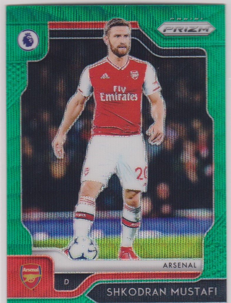 120. SHKODRAN MUSTAFI - ARSENAL - GREEN WAVE PRIZM