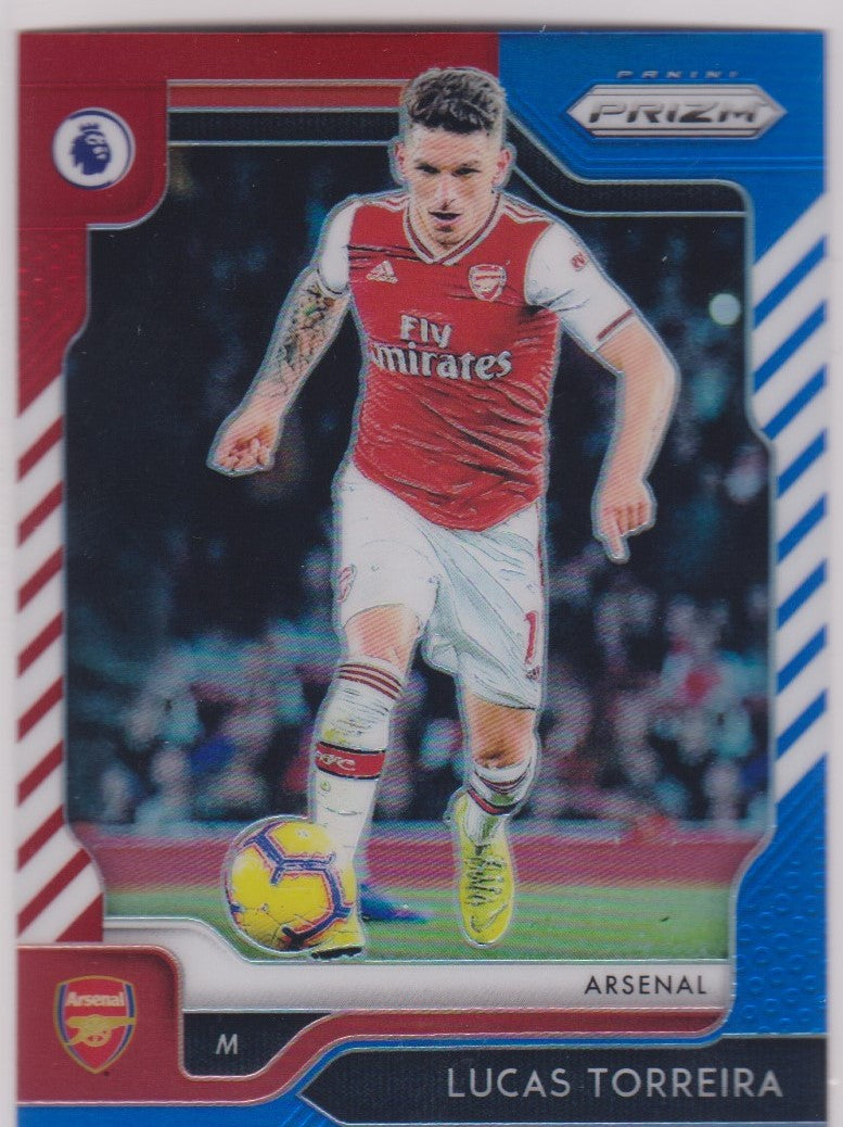 127. LUCAS TORREIRA - ARSENAL - RED, WHITE AND BLUE PRIZM