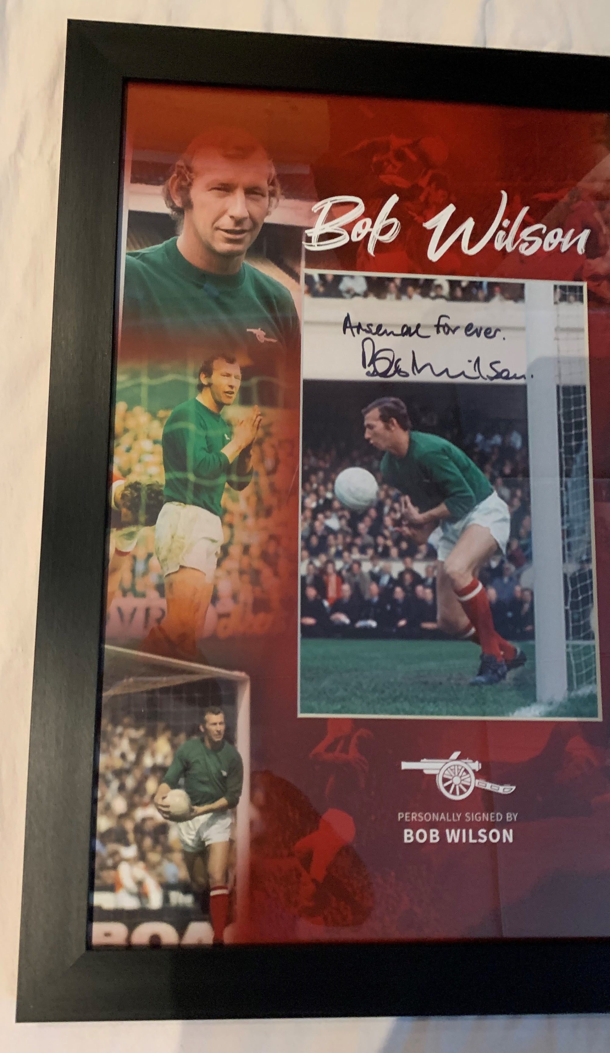 BOB WILSON - SIGNERT BILDE I "ART-FRAME" MED EKTEHETSBEVIS/COA