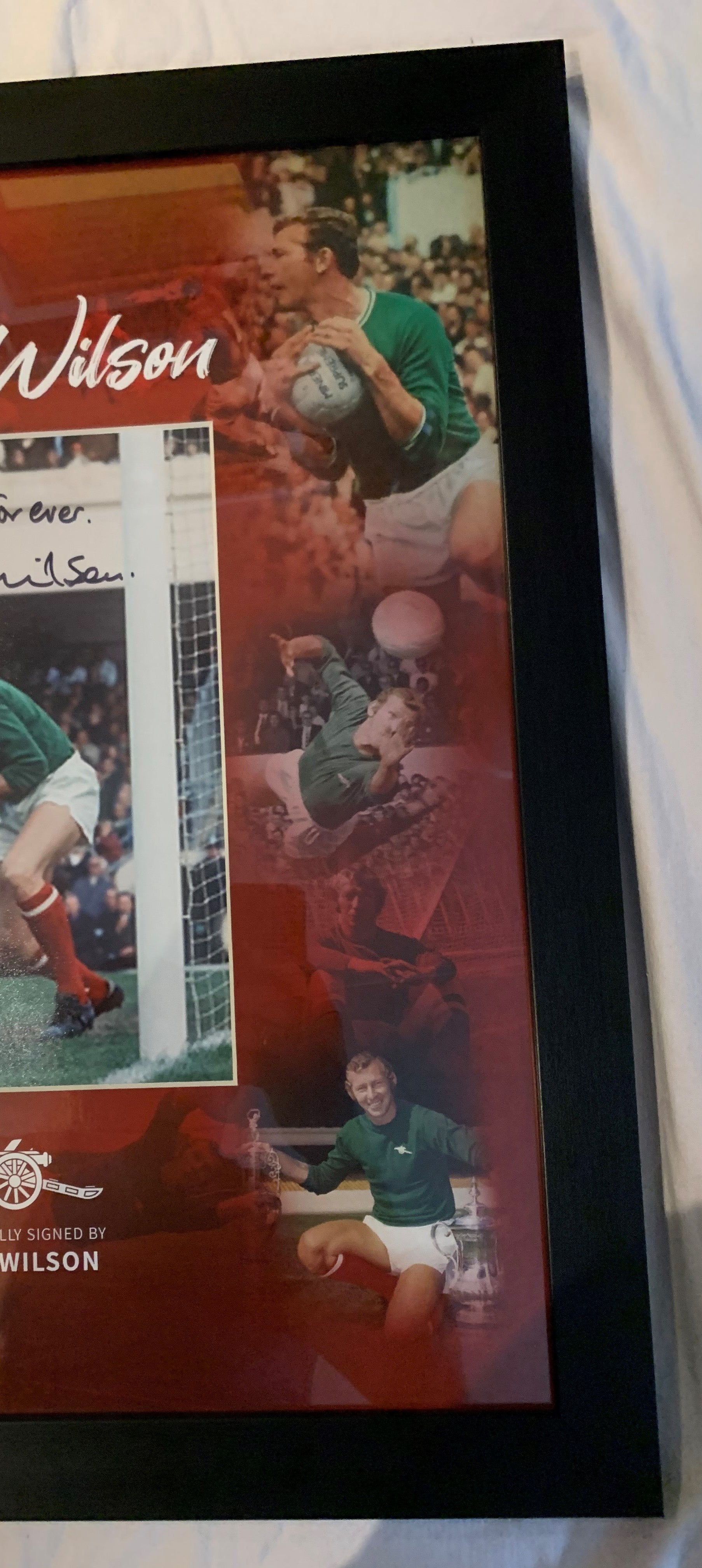 BOB WILSON - SIGNERT BILDE I "ART-FRAME" MED EKTEHETSBEVIS/COA