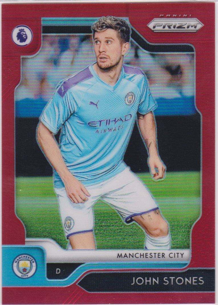 #/149-RED.  153. JOHN STONES - MANCHESTER CITY - CARD 66 OF 149
