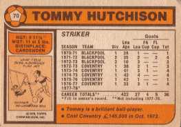 TOPPS Chewing Gum - 1978/79 - Footballers (orange backs) - KJØP DE KORTENE DU MANGLER HER