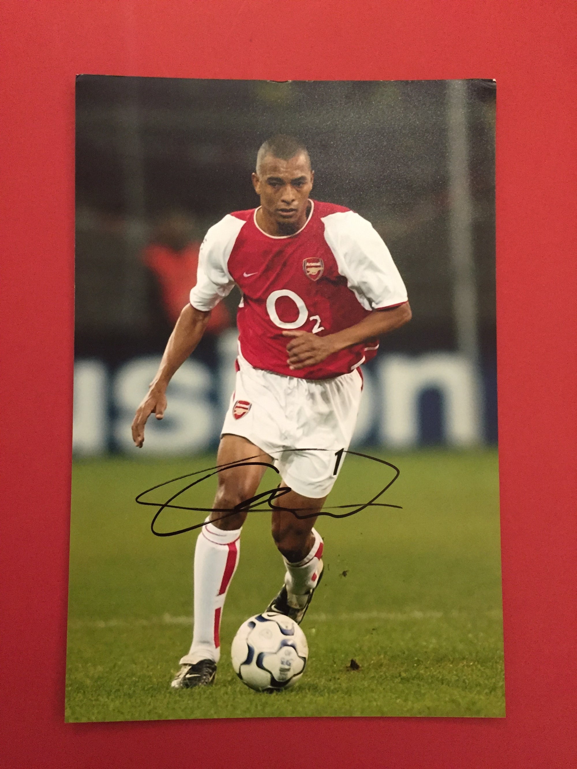 GILBERTO SILVA - SIGNERT BILDE MED EKTEHETSGARANTI/COA