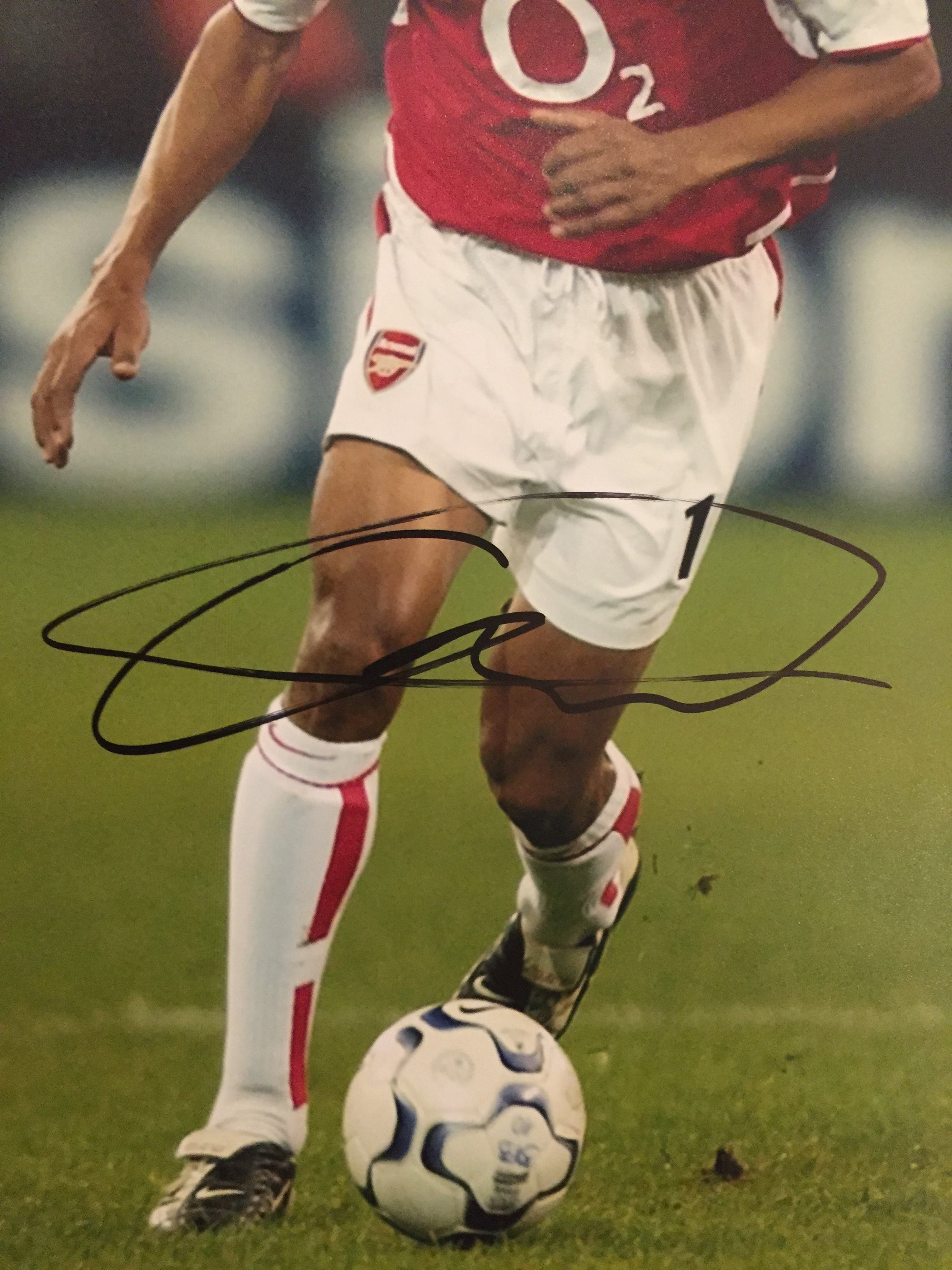 GILBERTO SILVA - SIGNERT BILDE MED EKTEHETSGARANTI/COA