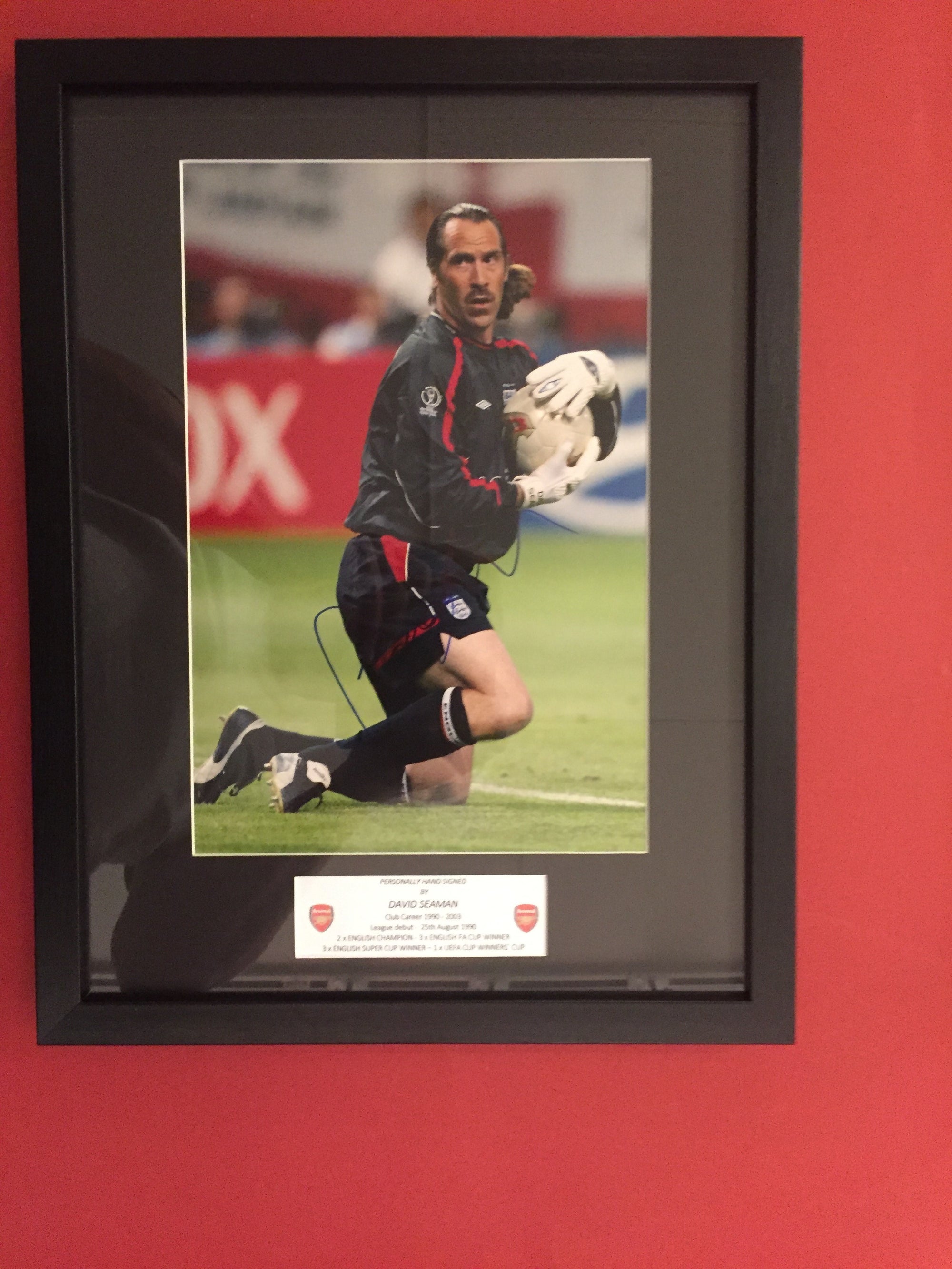 DAVID SEAMAN - SIGNERT BILDE MED EKTEHETSGARANTI/COA